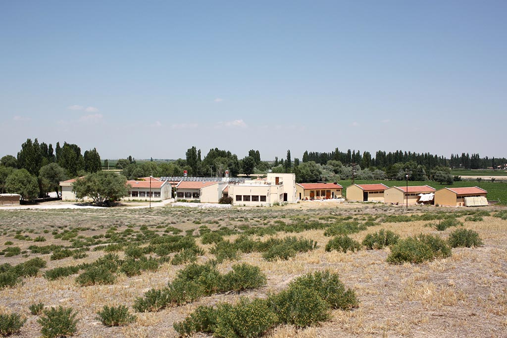 3. The dig house as seen from the North Shelter