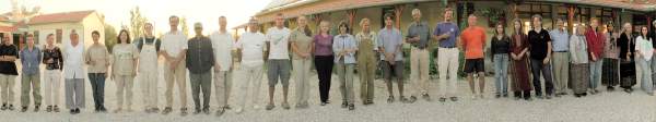 Figure 24: The field teams at Çatalhöyük in July (360° photo by Michael Ashley-Lopez and Jason Quinlan)