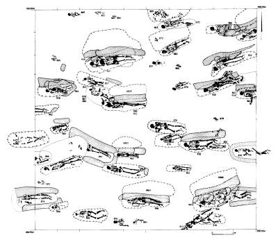 Figure 9: Plan of the Byzantine burials excavated in the TP area
